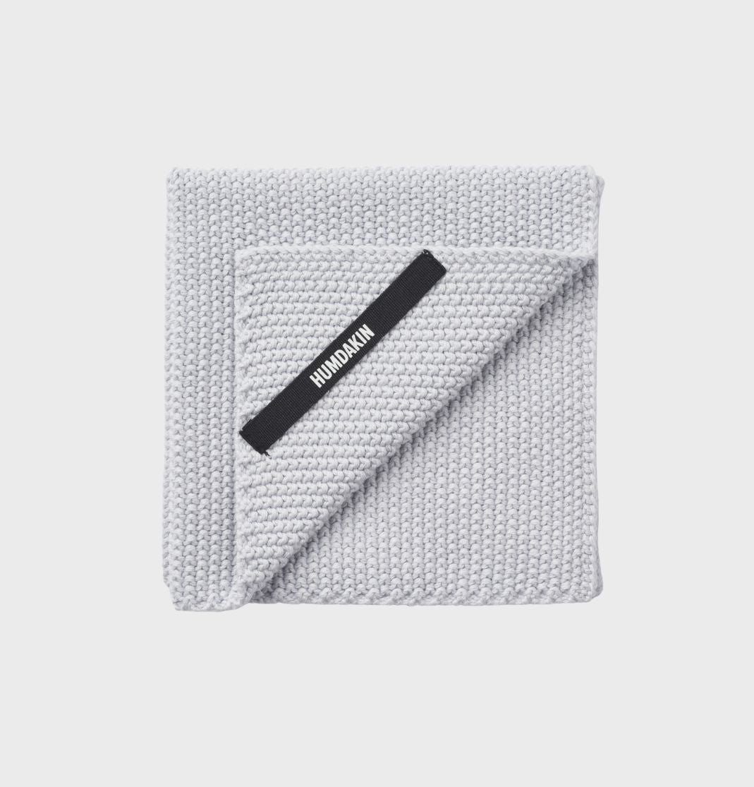 HUMDAKIN Strikket karklud Organic textiles 215 Blue Glass