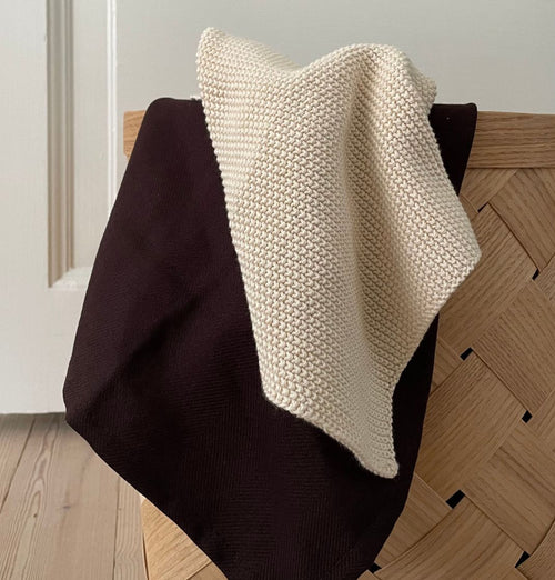 HUMDAKIN Strikket karklud Organic textiles 229 Undyed