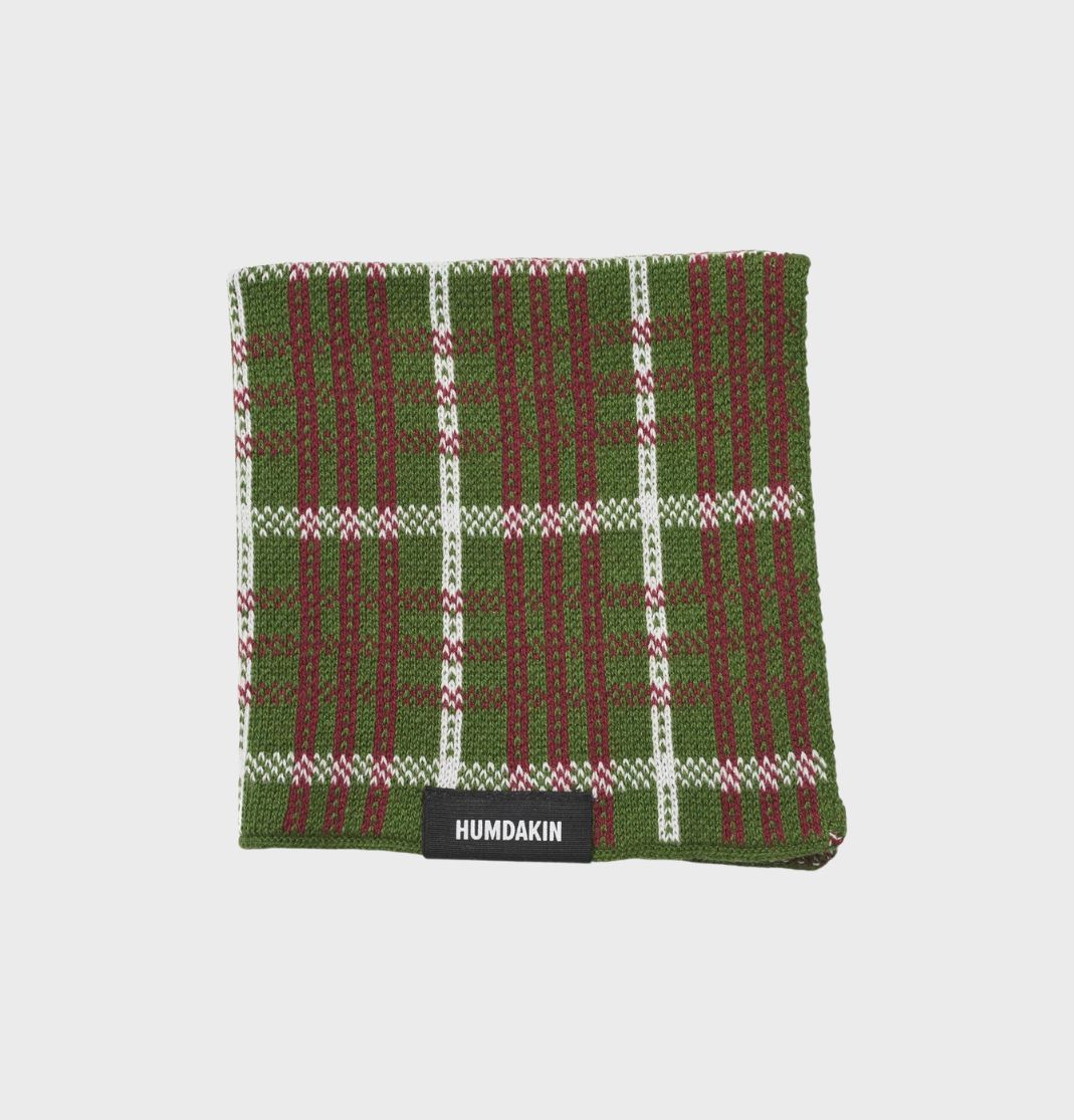 HUMDAKIN Strikket karklud Organic textiles 245 Festive Forest