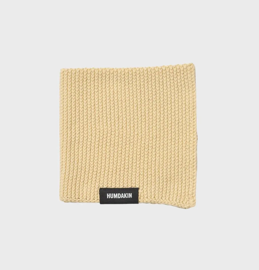 HUMDAKIN Strikket karklud Organic Textiles 246 Soft Sand
