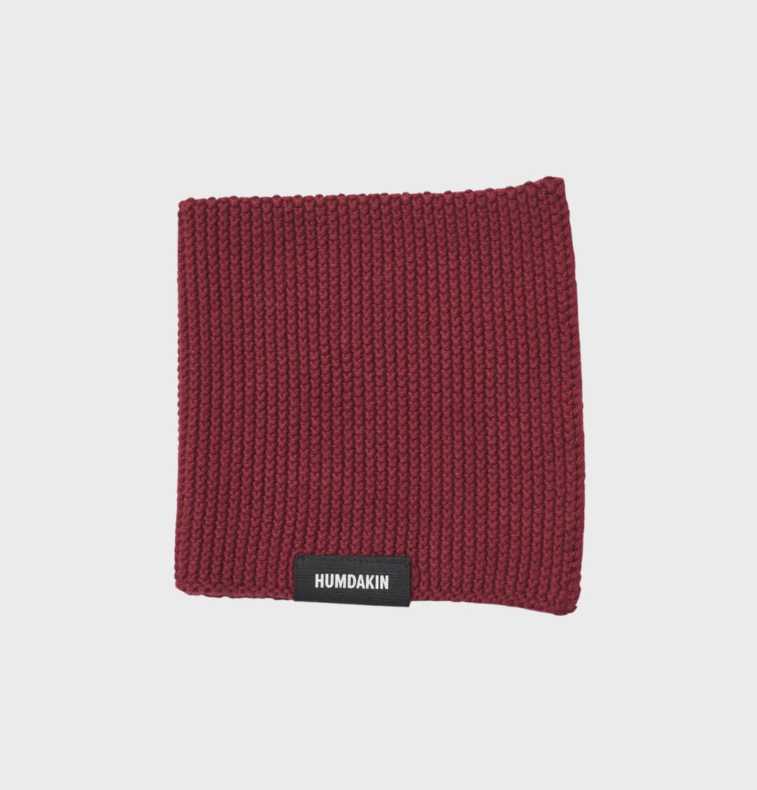 HUMDAKIN Strikket karklud Organic textiles 247 Rosewood