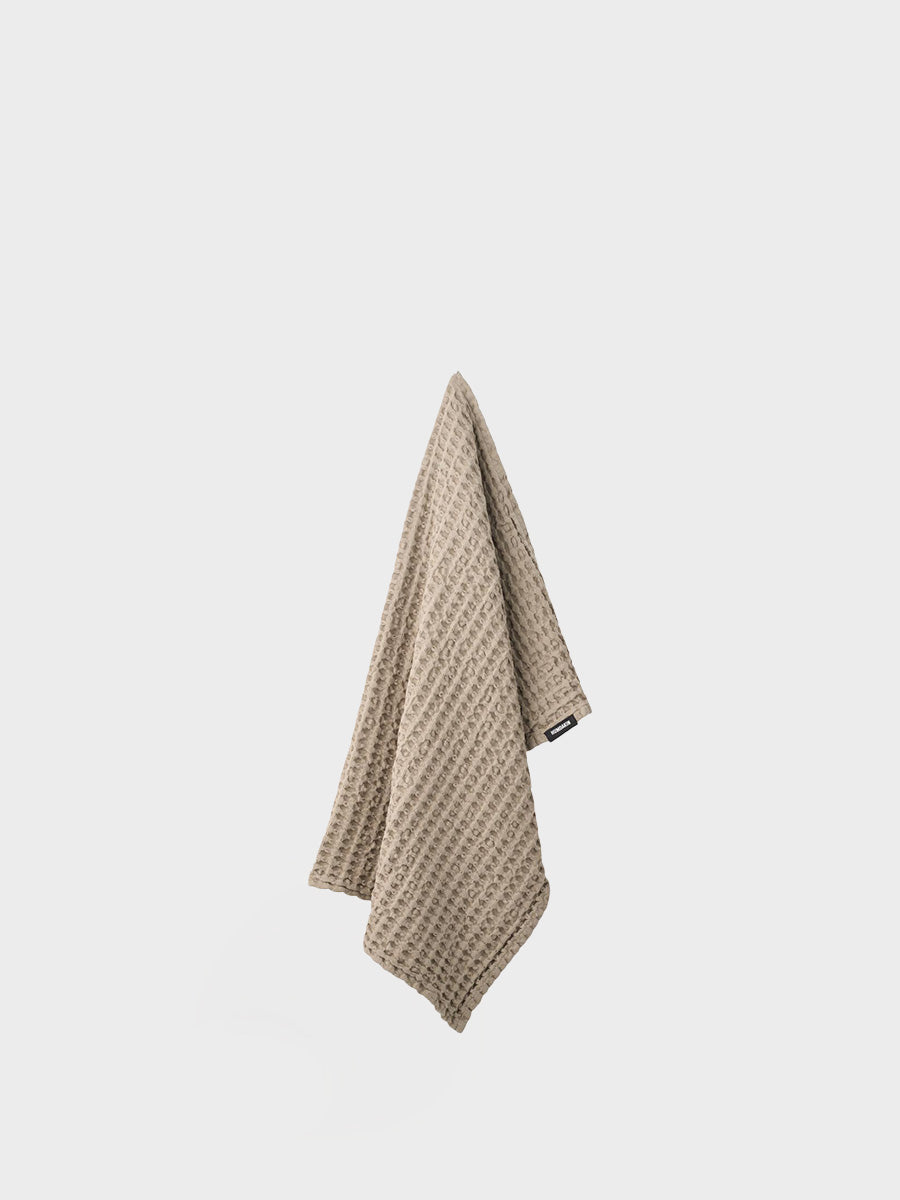 HUMDAKIN Vaflet håndklæde Organic textiles 026 Oak