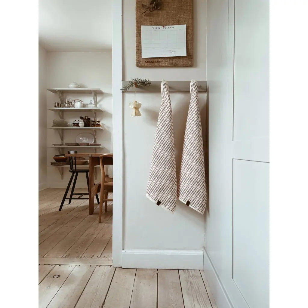 HUMDAKIN Viskestykke - 2 stk - Nodes of Hygge Organic Textiles 00 Neutral/No color