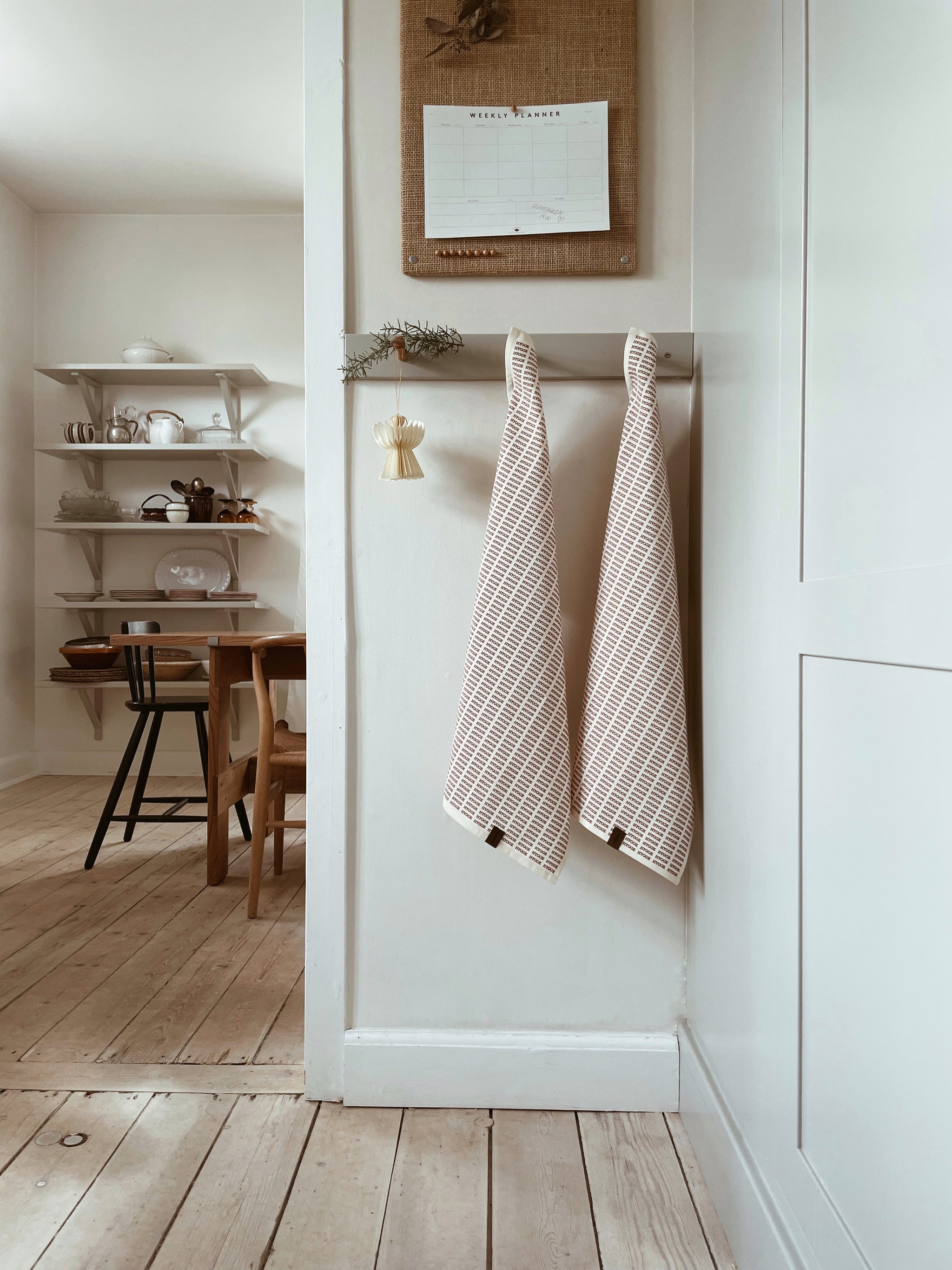 HUMDAKIN Viskestykke - 2 stk - Nodes of Hygge Organic textiles 00 Neutral/No color