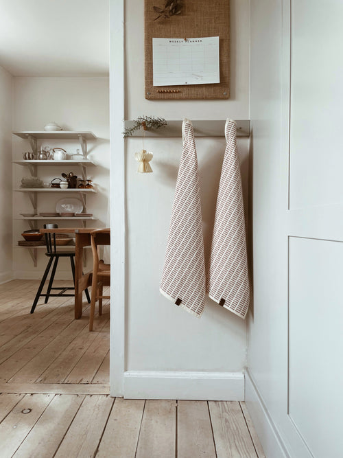 HUMDAKIN Viskestykke - 2 stk - Nodes of Hygge Organic textiles 00 Neutral/No color