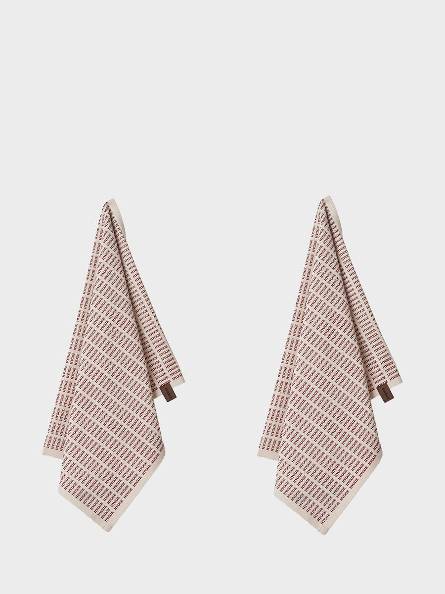 HUMDAKIN Viskestykke - 2 stk - Nodes of Hygge Organic textiles 00 Neutral/No color