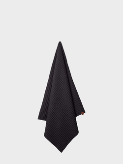 HUMDAKIN Waffle Bath Towels Organic textiles 020 Coal
