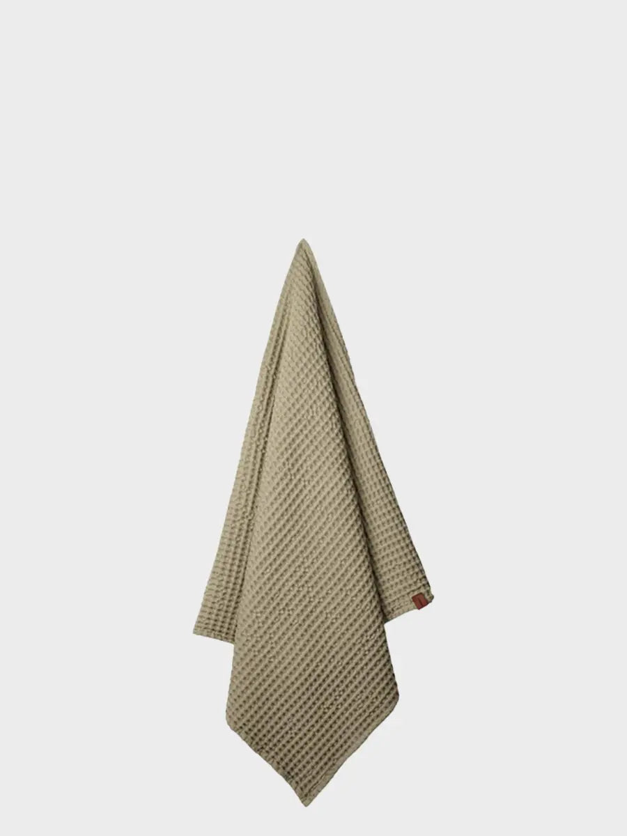 HUMDAKIN Vaflet Badehåndklæde Organic Textiles 026 Oak