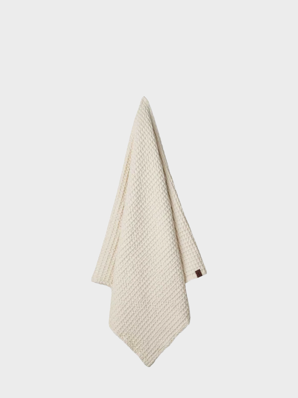 HUMDAKIN Waffle Bath Towels Organic textiles 029 Shell