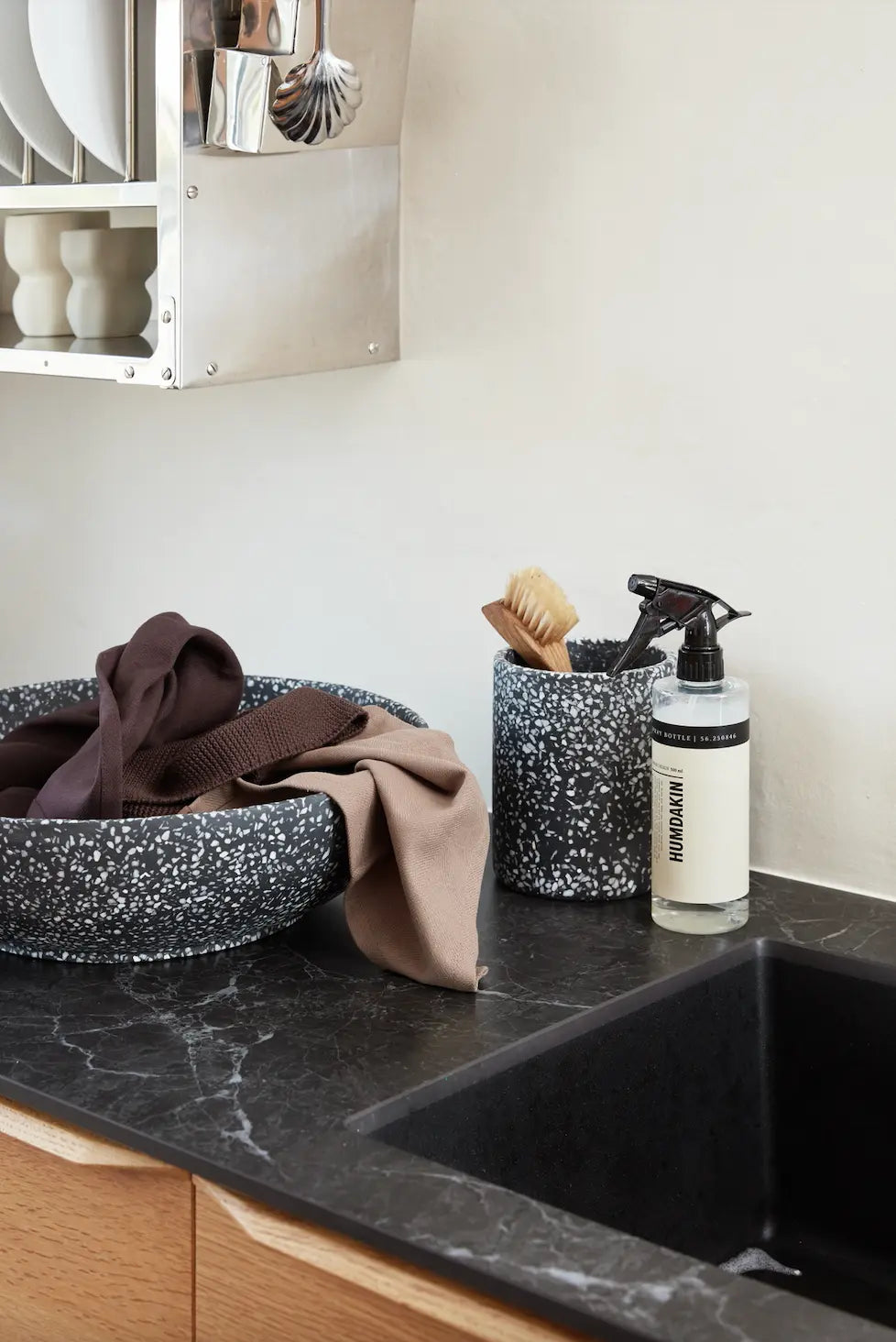 HUMDAKIN Rom - Terrazzo Skål Terrazzo 115 Black